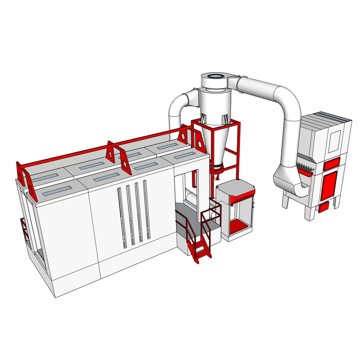 Ketu powder coating equipment manufacturing and assembly